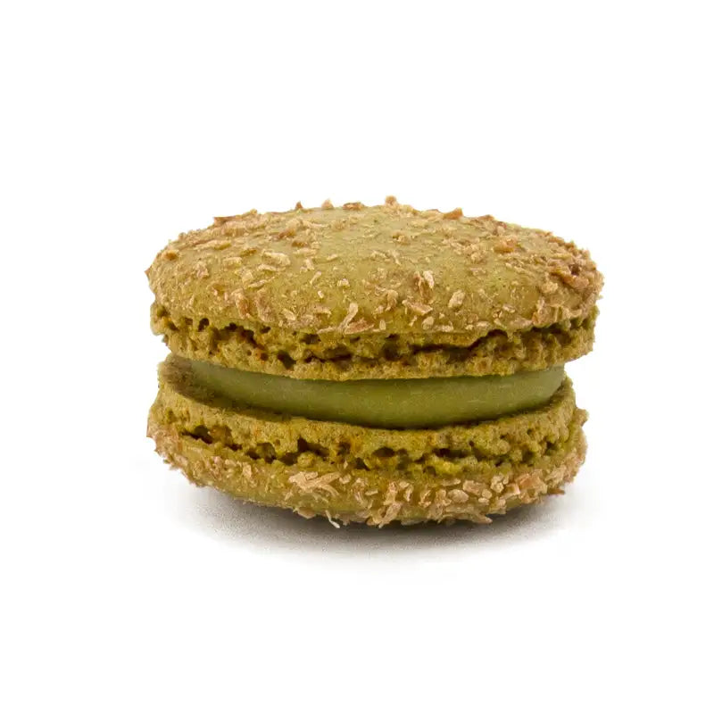 Macarons Thé Matcha Coco - Coffret de 12 pièces